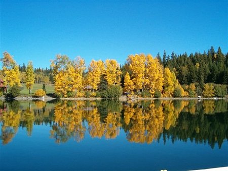 canadischer See vom Boot meines Vaters aus